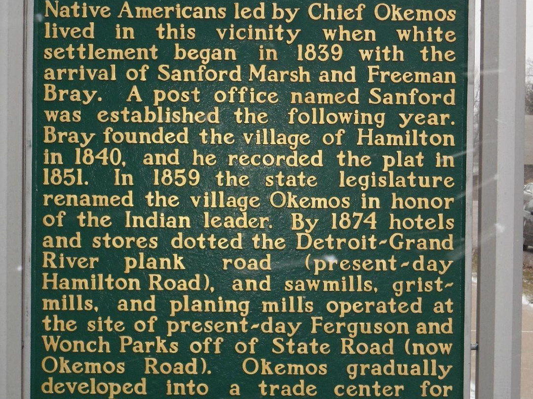 Okemos Village Historical Marker景点图片