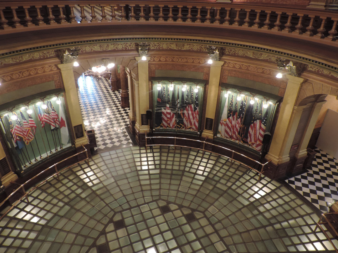 密西根州议会大厦-兰辛必去景点