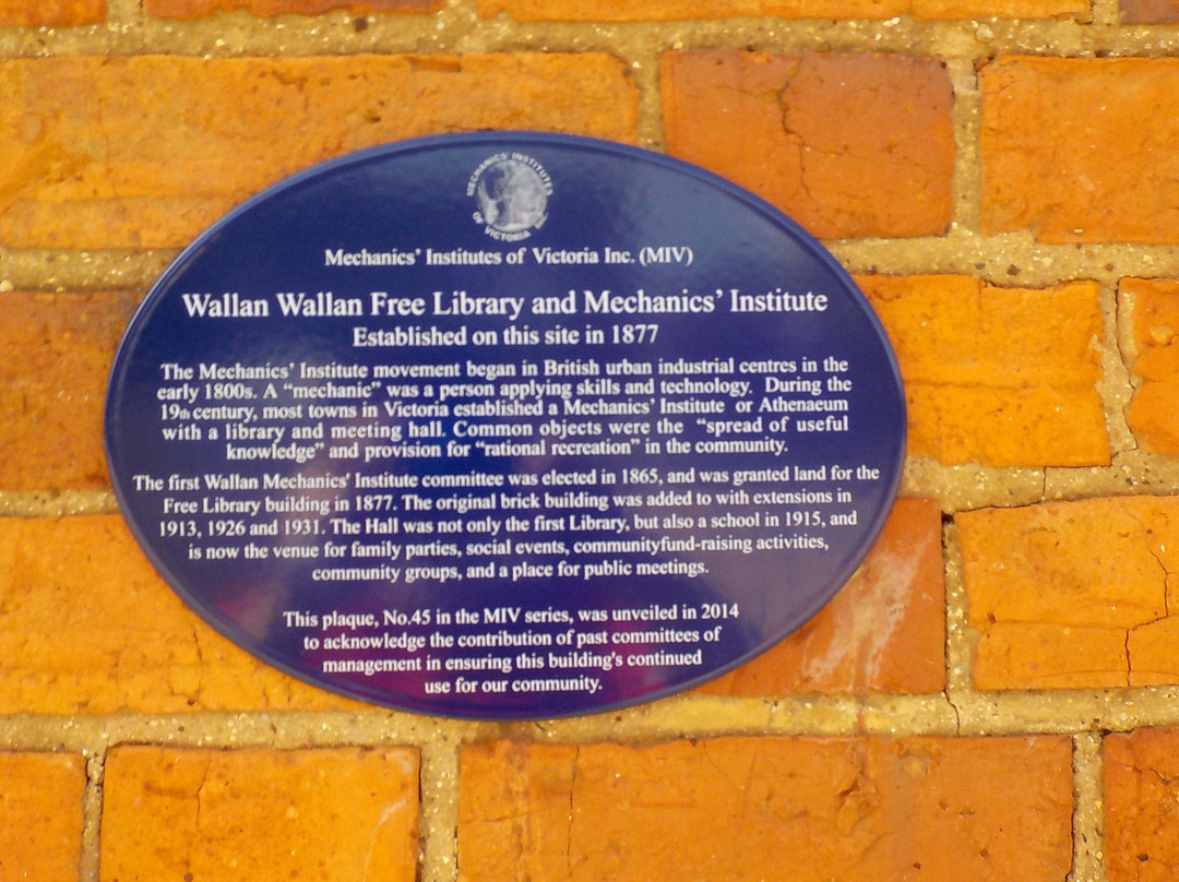 Wallan Free Library and Mechanics Institute景点图片