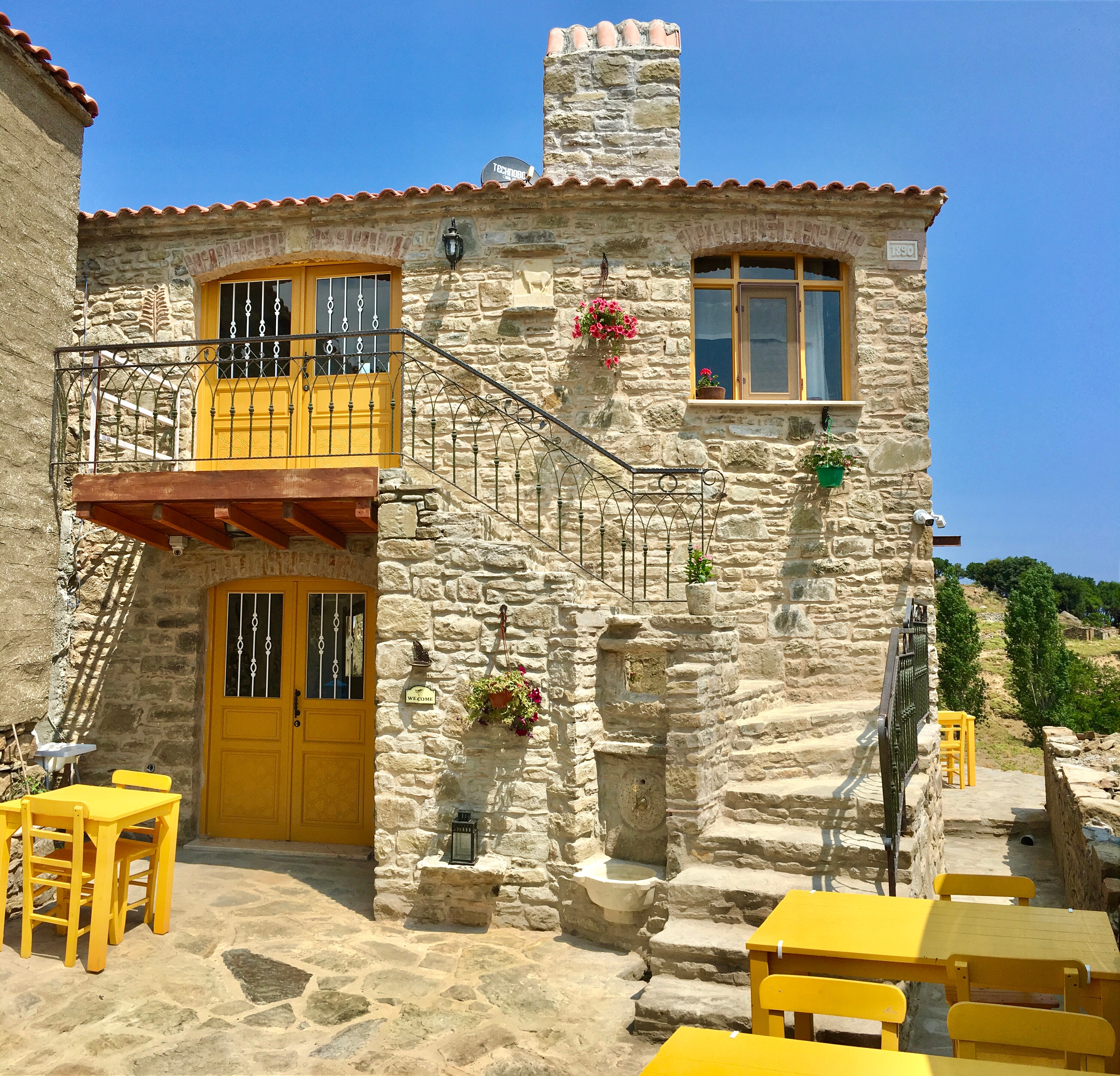 Sari Keçi̇ Taş Otel-浴室