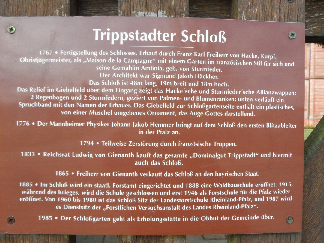 Barockschloss Trippstadt景点图片