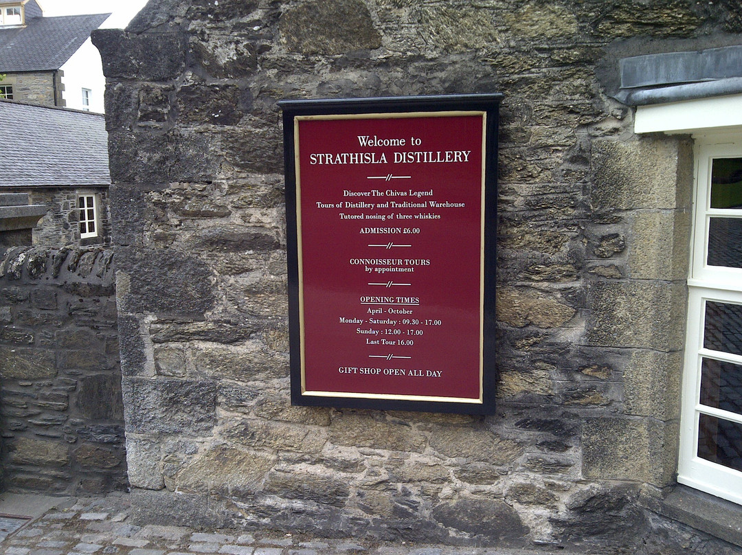Strathisla Distillery Home of Chivas-Keith必去景点
