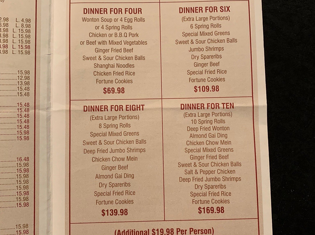 King Palace Chinese Restaurant