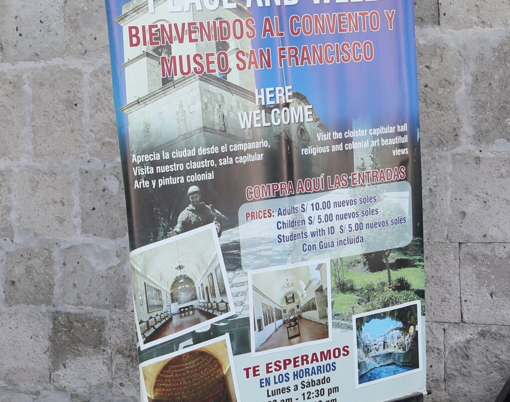 San Francisco Plaza, Church and Monastery-阿雷基帕必去景点