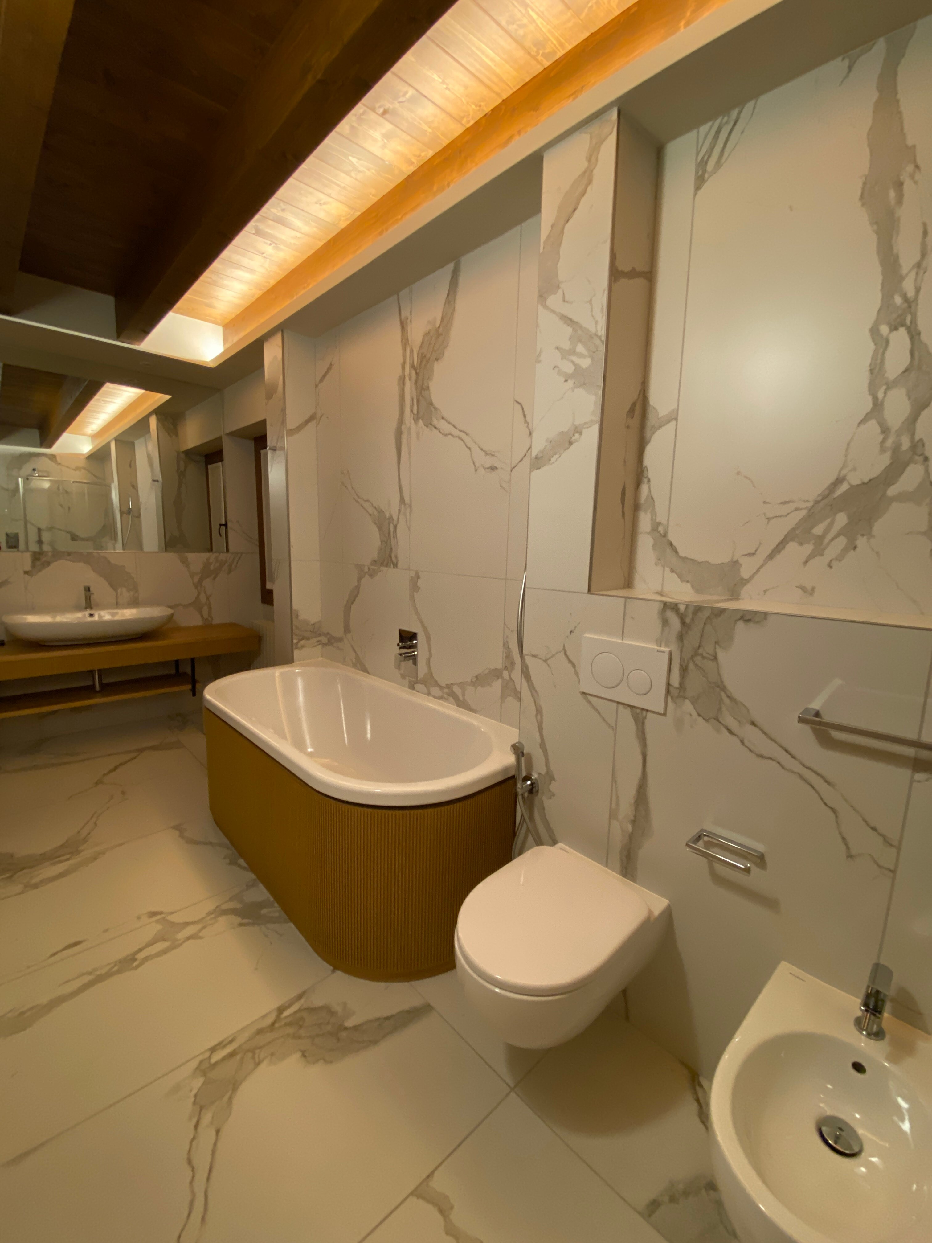 Hotel Rosa Delle Alpi-浴室