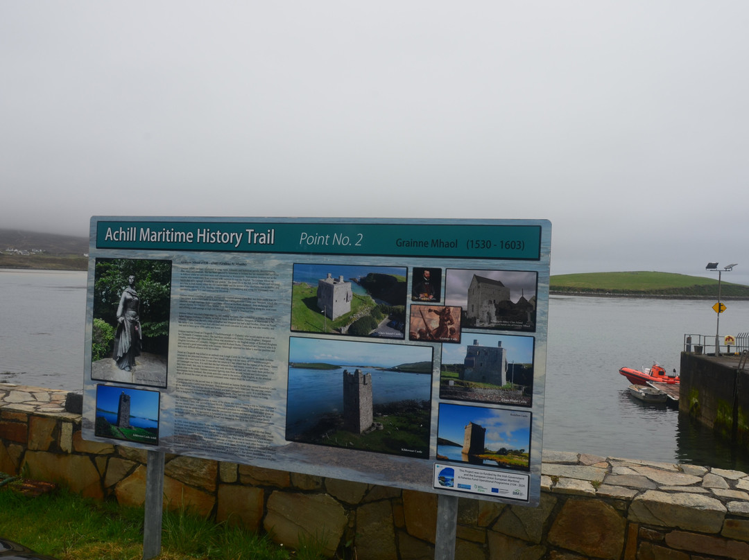 Kildavnet Castle-Achill Island必去景点