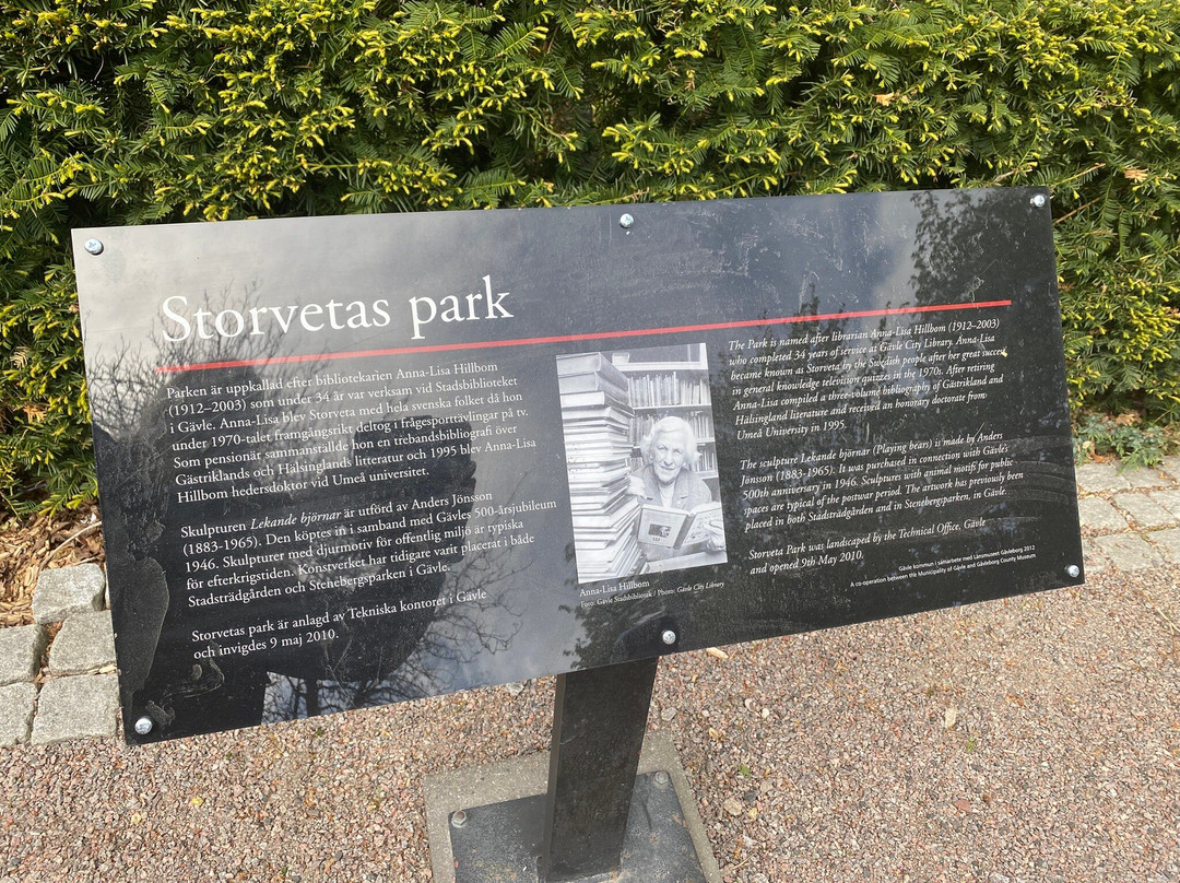 Storvetas Park-Gävle必去景点
