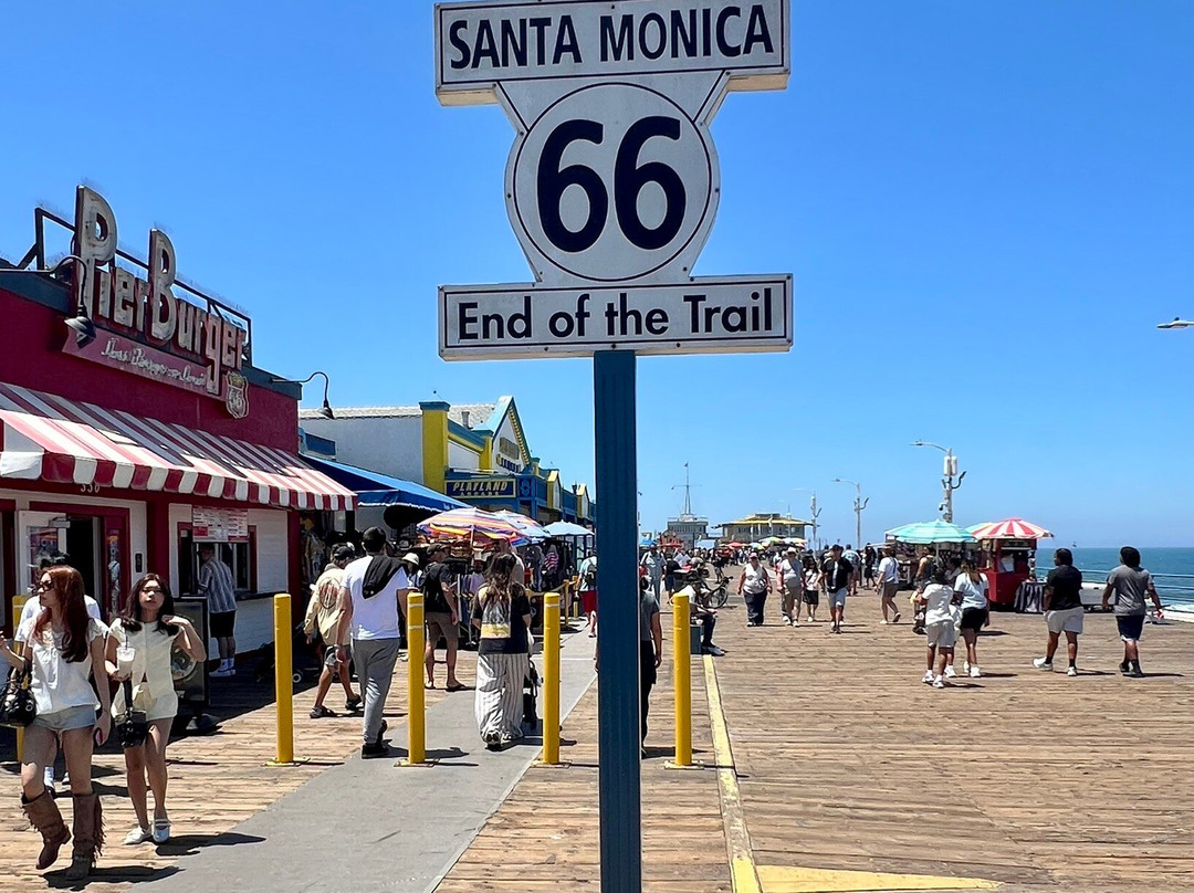 Route 66 End of the Trail Sign-圣莫尼卡必去景点
