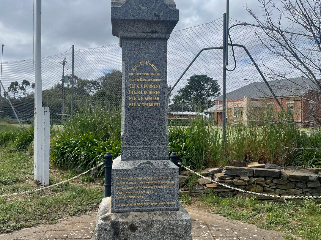 Springton War Memorial-Springton必去景点