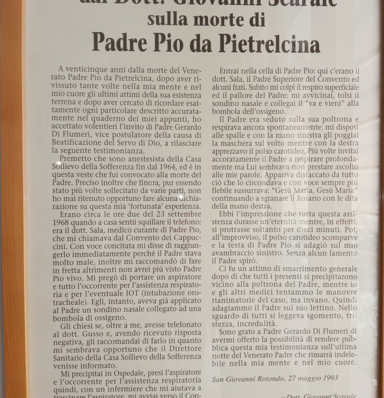 Cella di Padre Pio-San Giovanni Rotondo必去景点