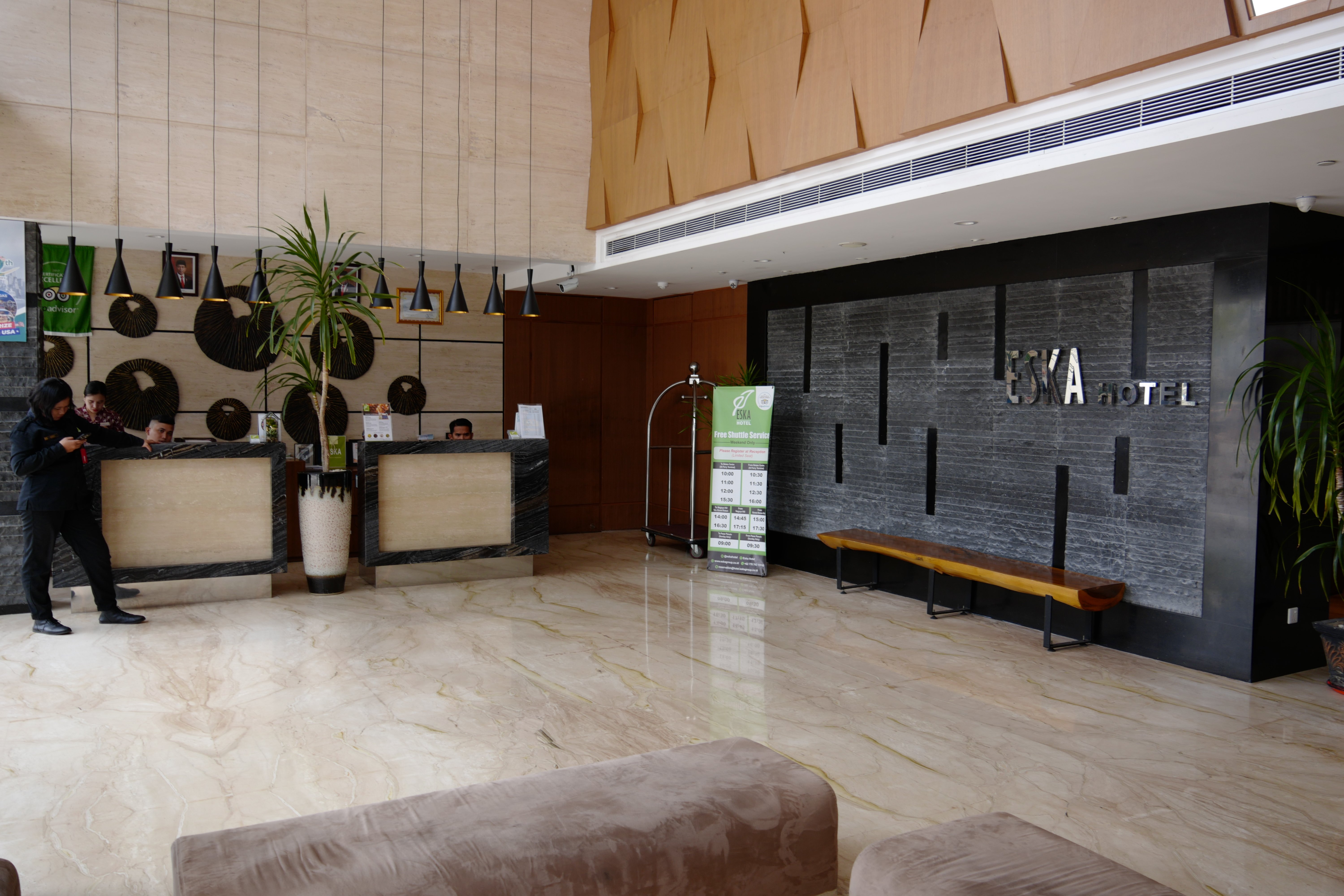 Eska Hotel Batam-浴室