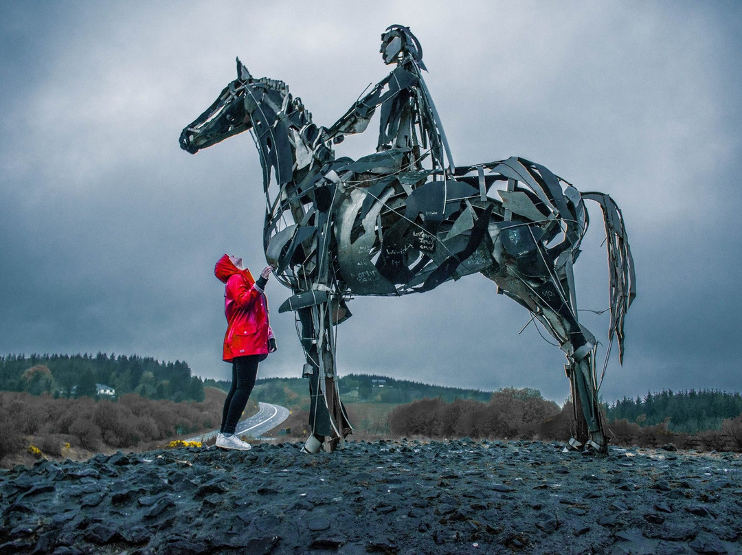 Gaelic Chieftain Sculpture-Boyle必去景点