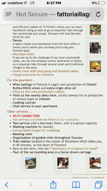 Fattoria Il Lago-官方