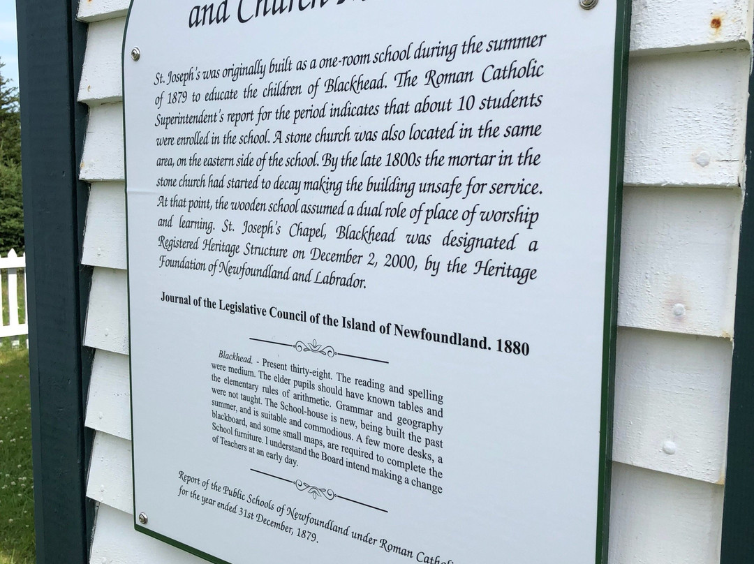 Blackhead One Room School and Church Museum-圣约翰必去景点