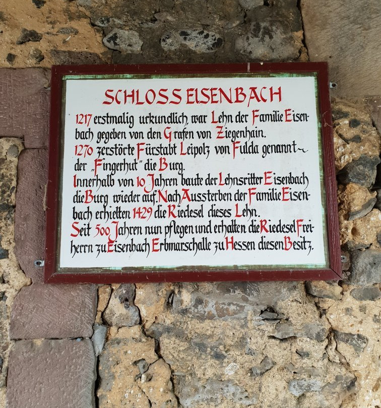Schloss Eisenbach-Lauterbach必去景点