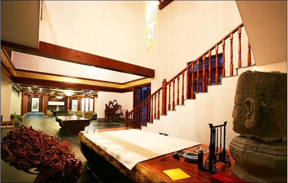 桃花潭畔森林温泉度假酒店主图