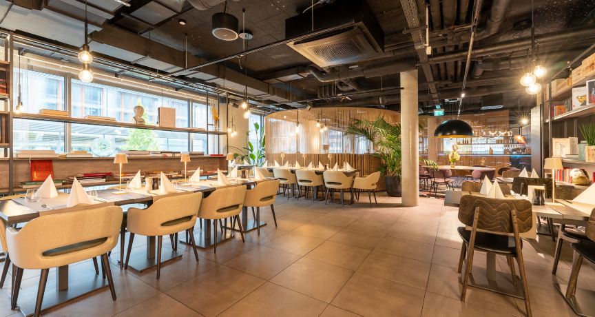 比伯拉赫贝斯特韦斯特Aiden酒店-餐饮