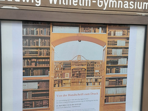 Historische Bibliothek im Ludwig-Wilhelm-Gymnasium