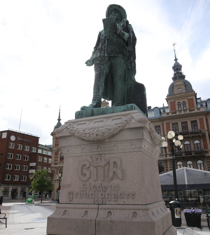 La statue du roi Gustave II Adolphe-Sundsvall必去景点