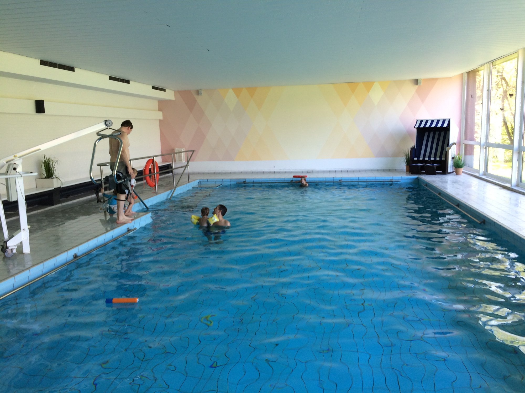 Duenenhof Ferienhotel-泳池