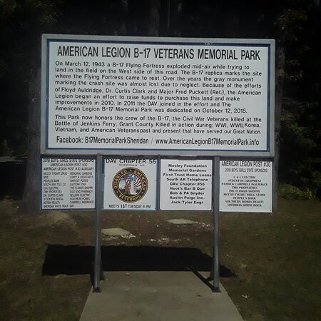 B-17 Memorial Park-Sheridan必去景点