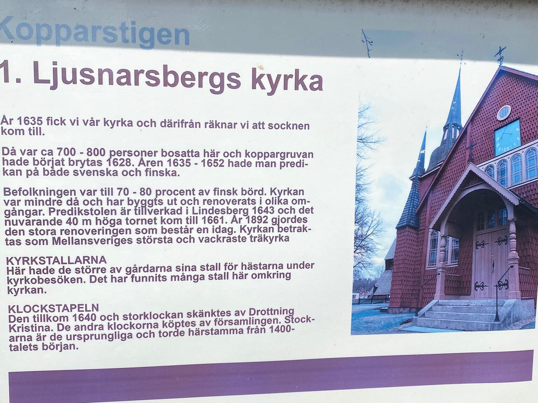 Ljusnarsbergs Kyrka-Kopparberg必去景点