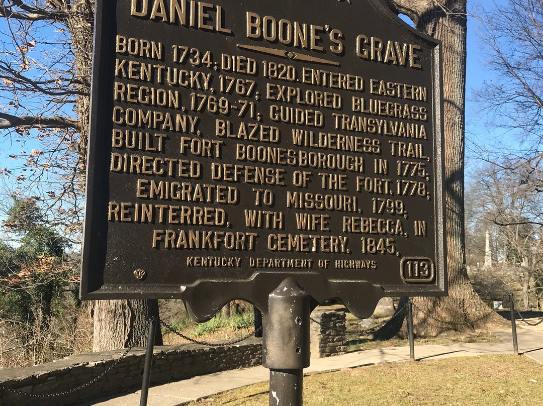 Daniel Boone Burial Site-法兰克福必去景点