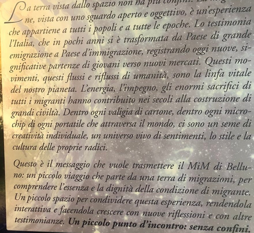 MiM Belluno - Museo Interattivo delle Migrazioni景点图片