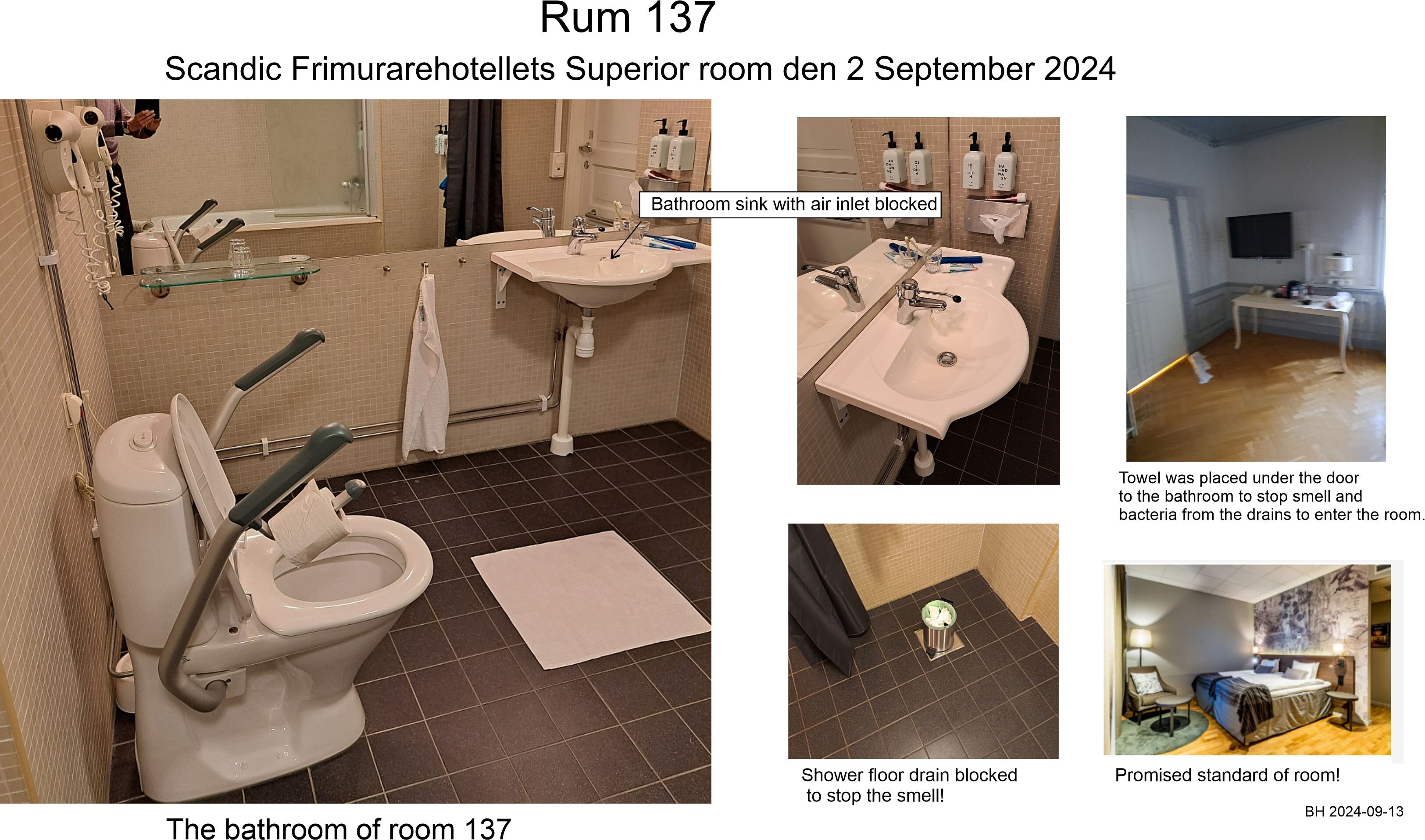 Scandic Frimurarehotellet-浴室