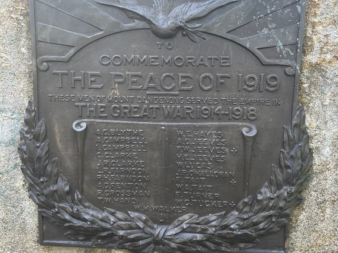 Mount Dandenong Peace Memorial-Kalorama必去景点