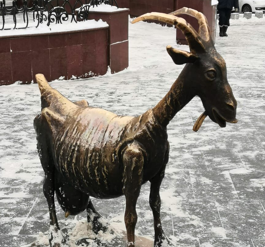 Sculpture the Funny Goat景点图片