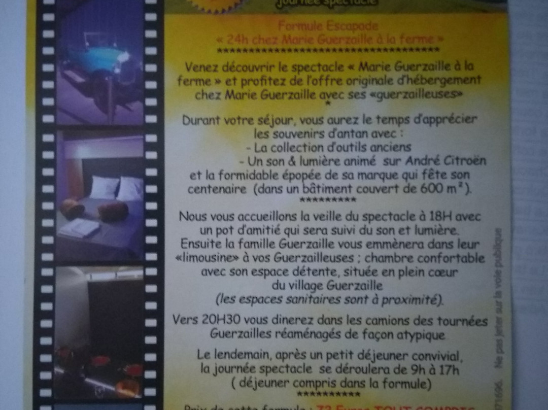 Spectacle Marie Guerzaille a la Ferme-Saint-Caradec必去景点