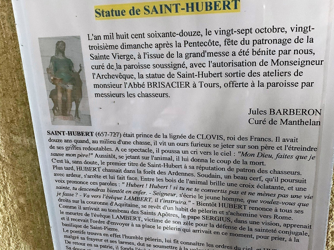 Eglise St Gervais St Protais et St Volusien-Manthelan必去景点