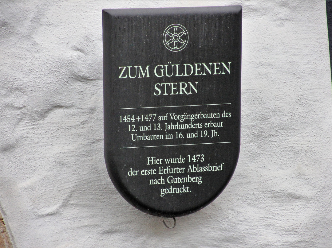 Haus zum Gueldenen Stern-爱尔福特必去景点