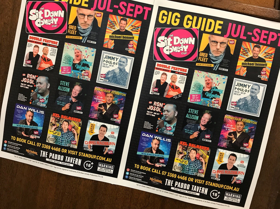 The Sit Down Comedy Club-布里斯班必去景点