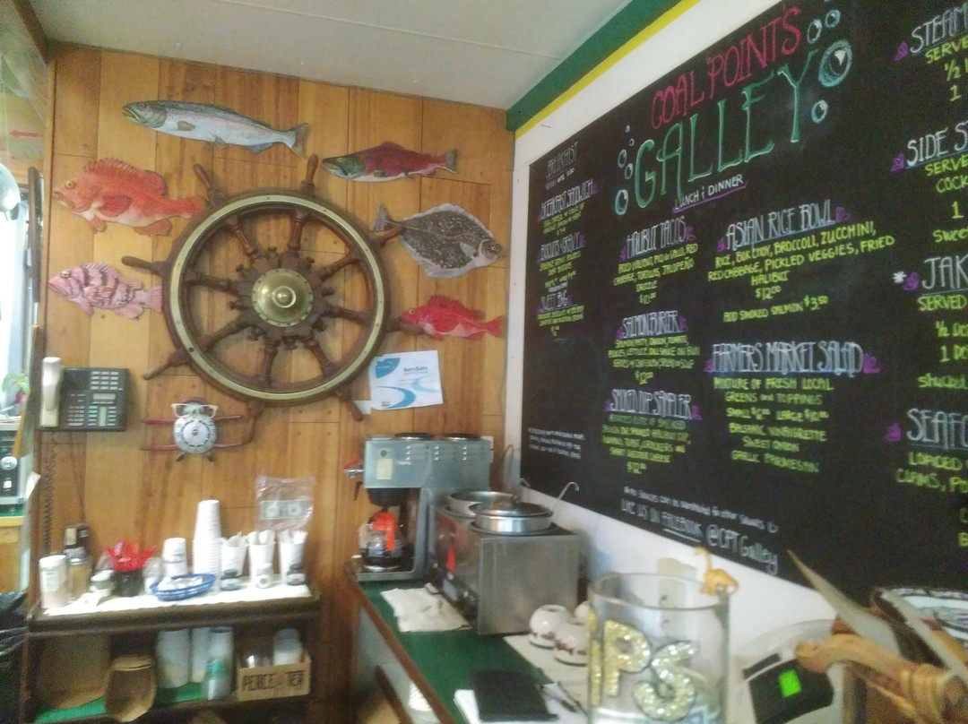 Halibut Cove餐馆和美食-Coal Point Galley