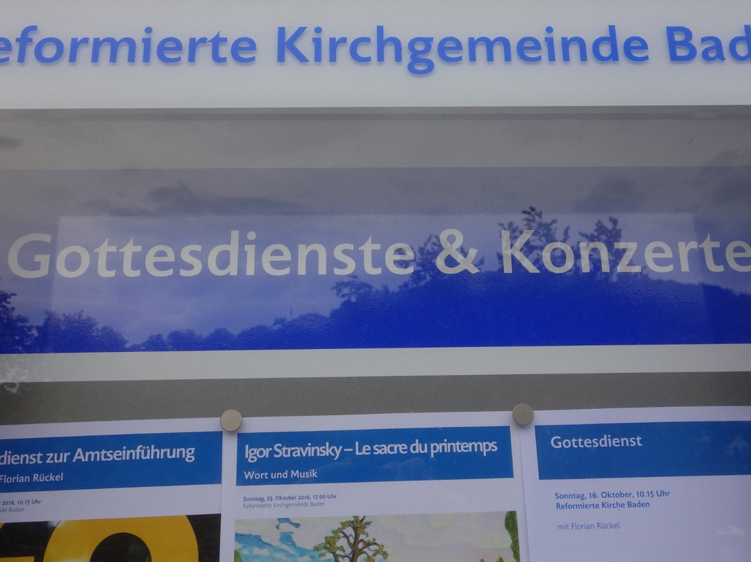 Reformierte Kirche Baden-巴登必去景点