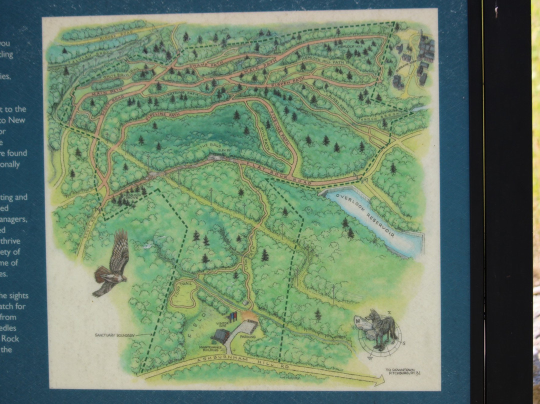 Flat Rock Wildlife Sanctuary-Fitchburg必去景点