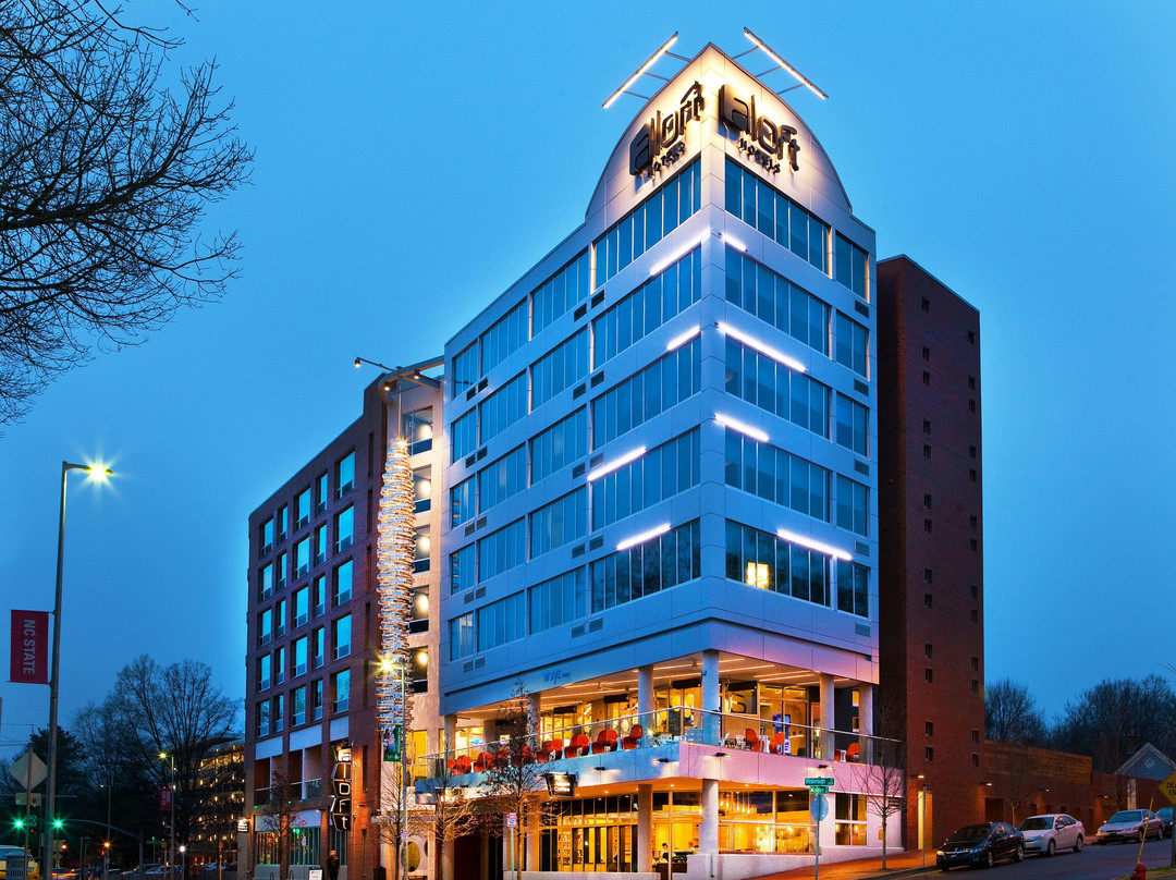 罗利酒店住宿-Aloft by Marriott Raleigh