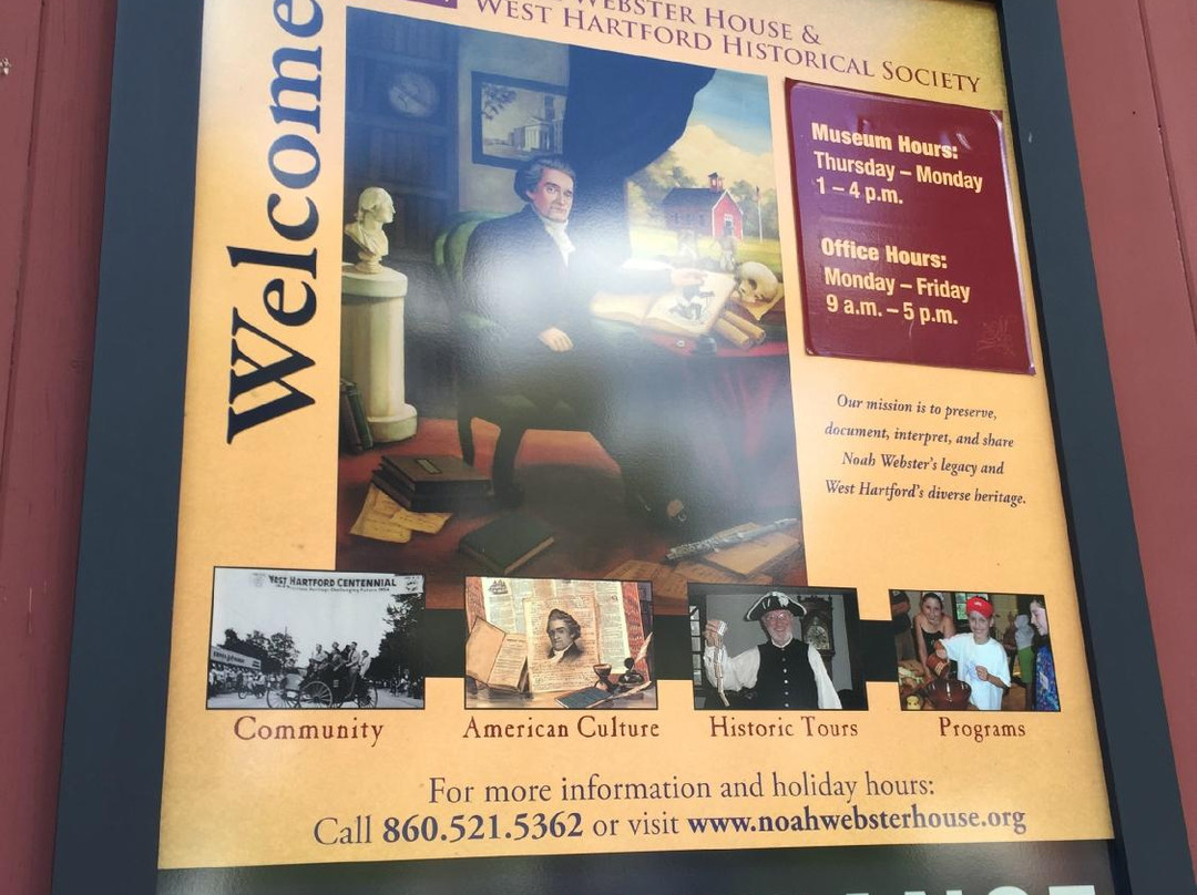 Noah Webster House & West Hartford Historical Society-西哈特福德必去景点