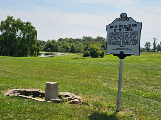 Mason-dixon Line 40th Mile Stone
