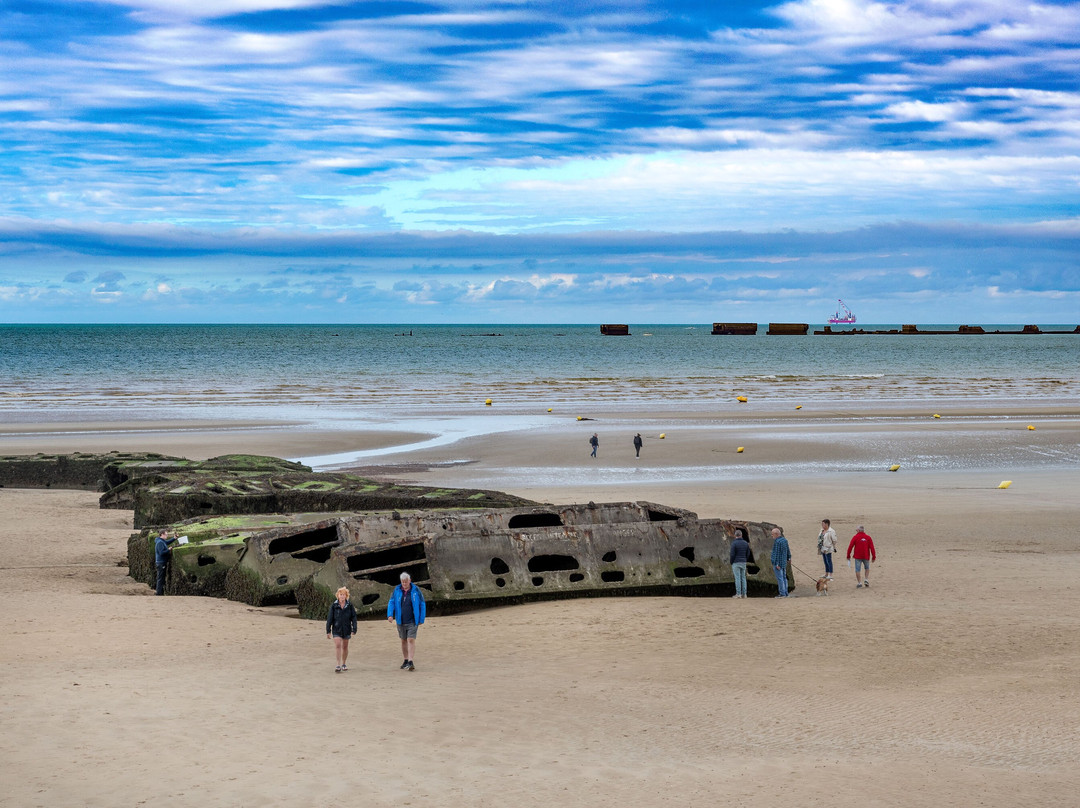 Künstlicher Hafen-Arromanches-les-Bains必去景点