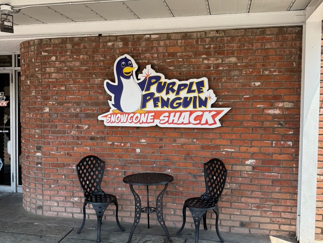 Purple Penguin Snowcone Shack