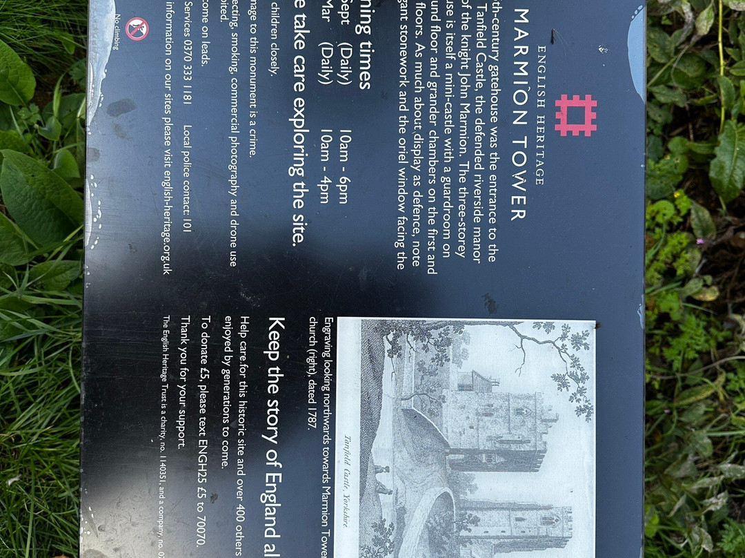 Marmion Tower-West Tanfield必去景点