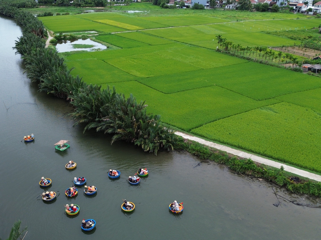 Coconut basket boat in Thanh Dong village-Cam Thanh必去景点