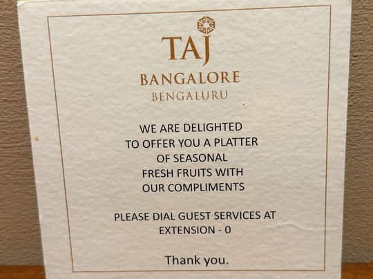 Taj Bangalore主图