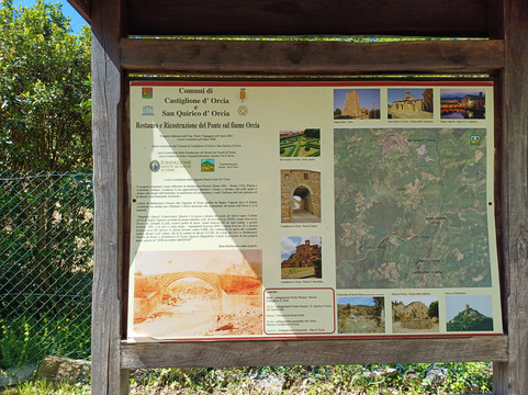 Ponte sull' Orcia - Ponte Peruzzi-圣奎里科多尔恰必去景点