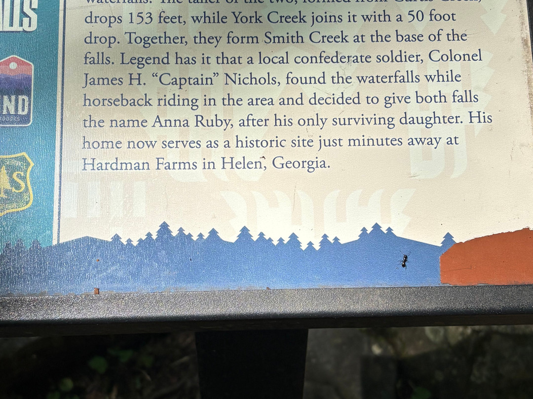 Anna Ruby Falls-海伦必去景点