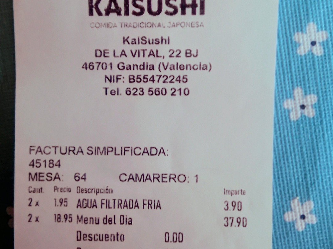 Kaisushi Cc Gandia