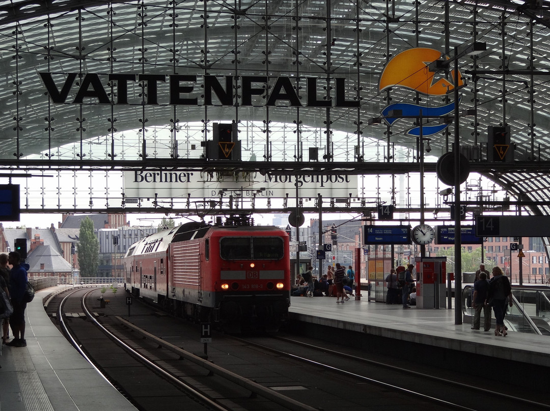 柏林中央车站景点图片